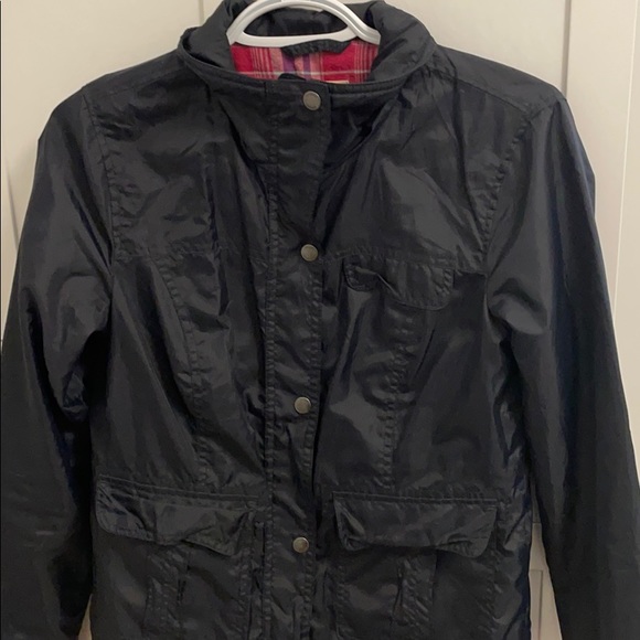 Hollister Navy Blue/Black Windbreaker Jacket - Picture 4 of 10
